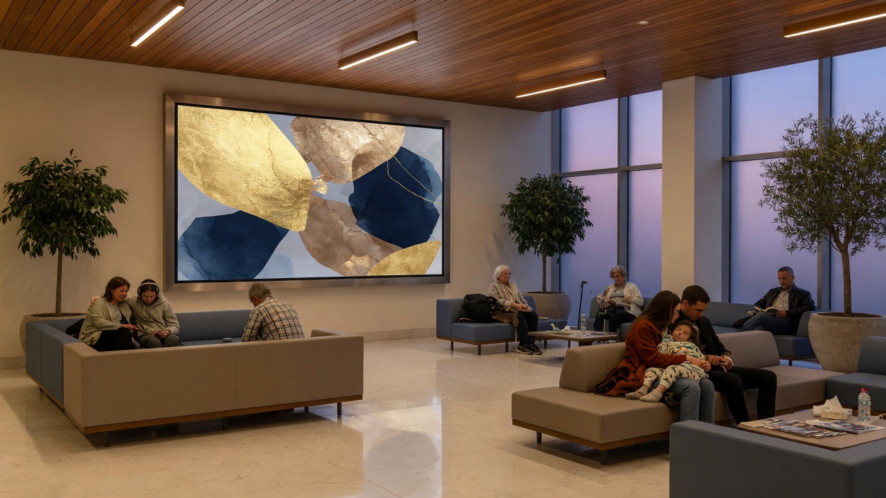 Hospital waiting room display